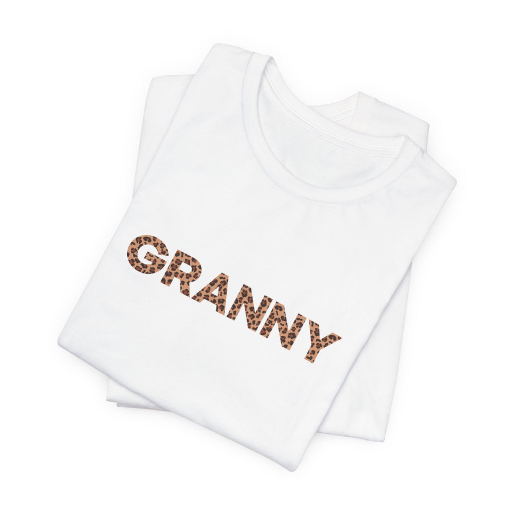 Personalized Leopard Granny T-Shirt