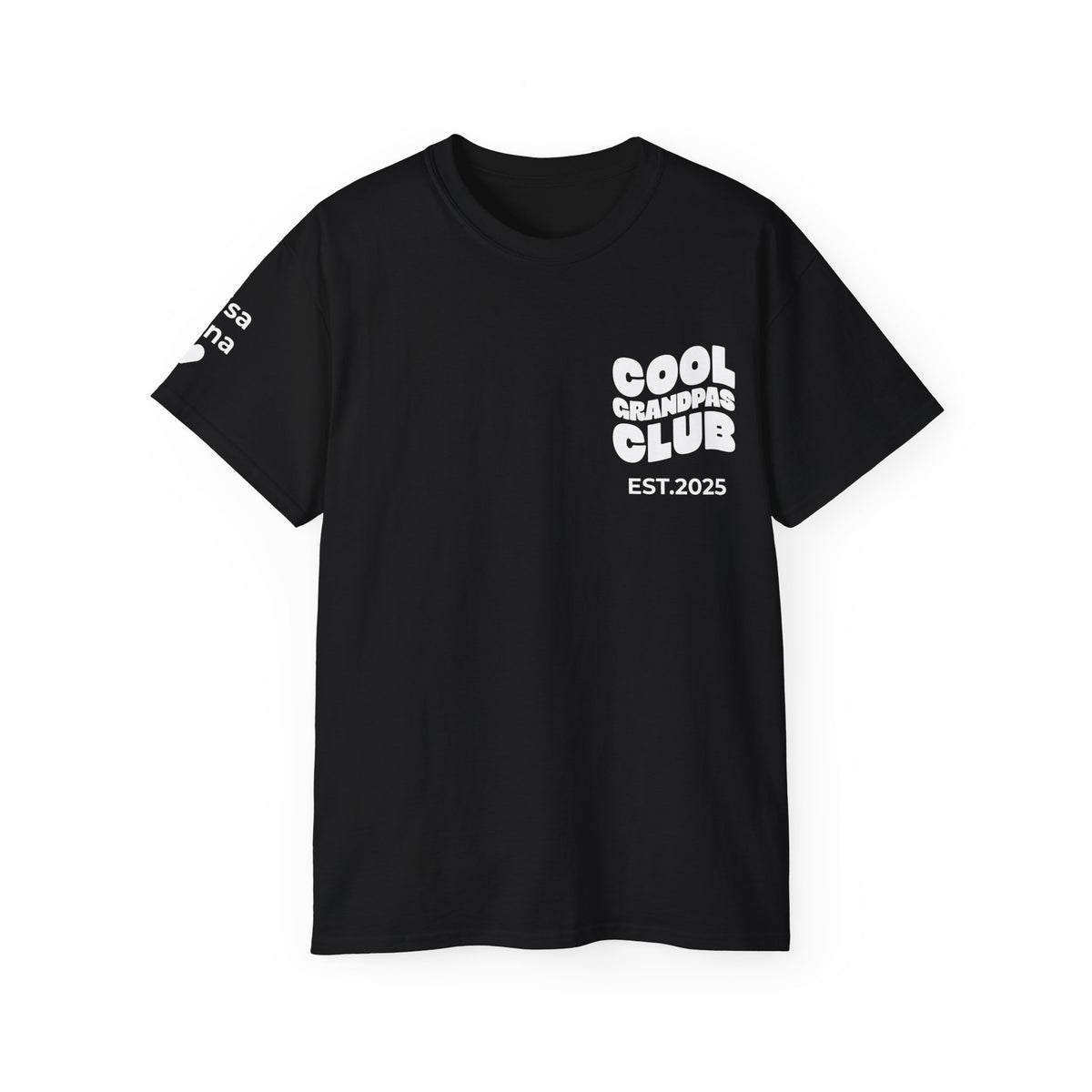 T-Shirt Cool Grandpas Club & Sleeve Names