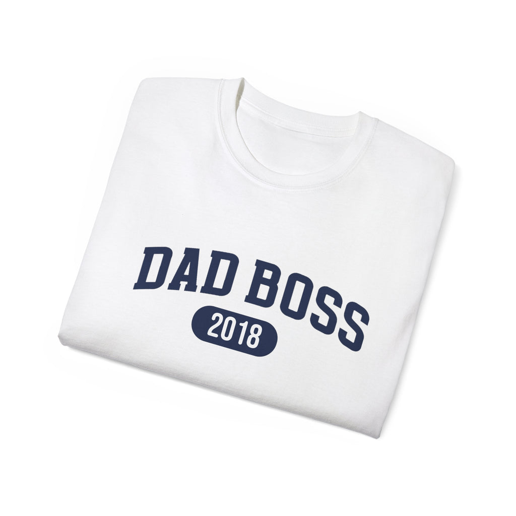 T-Shirt Dad Boss and first names personalized