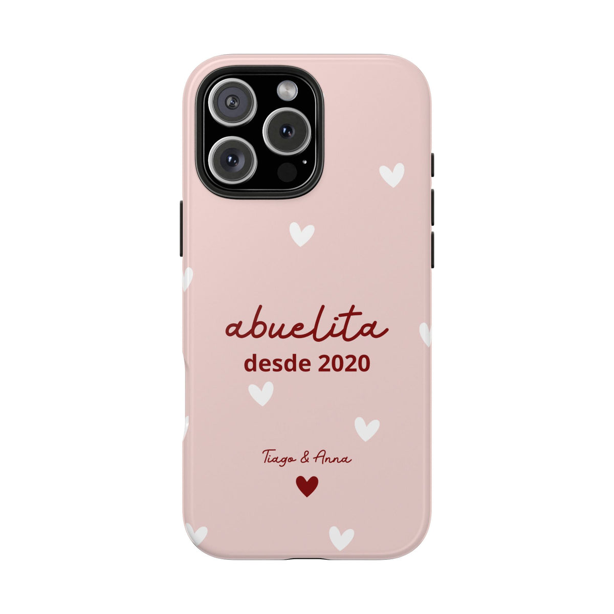 Funda Mamá o Abuelita Personalizada con Fecha y Nombres