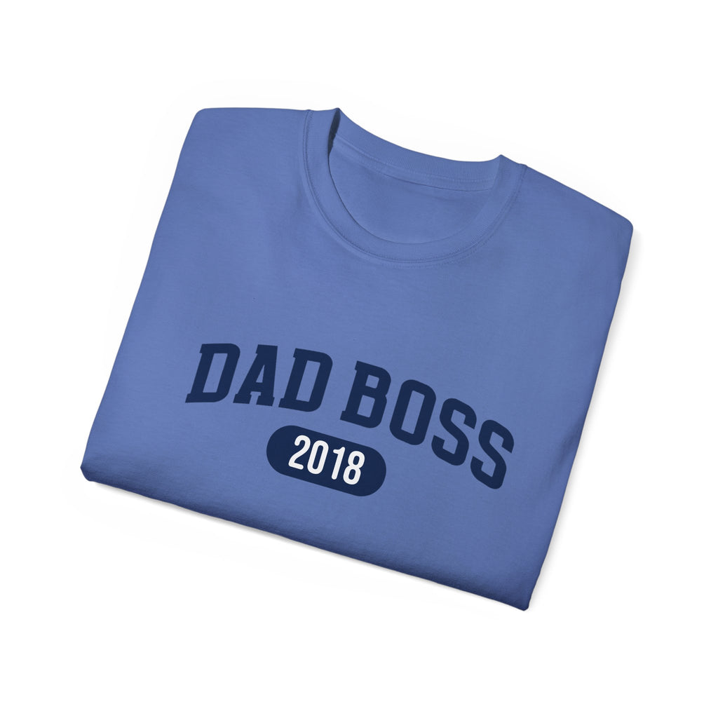 T-Shirt Dad Boss and first names personalized