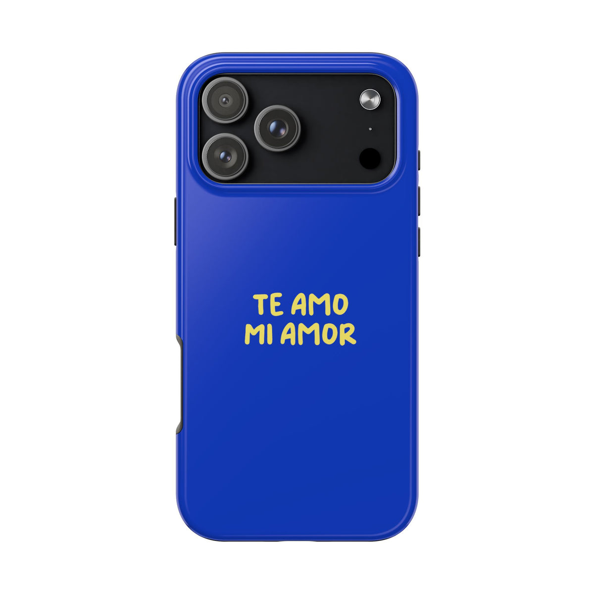 Funda para Teléfono Azul con Texto Personalizado