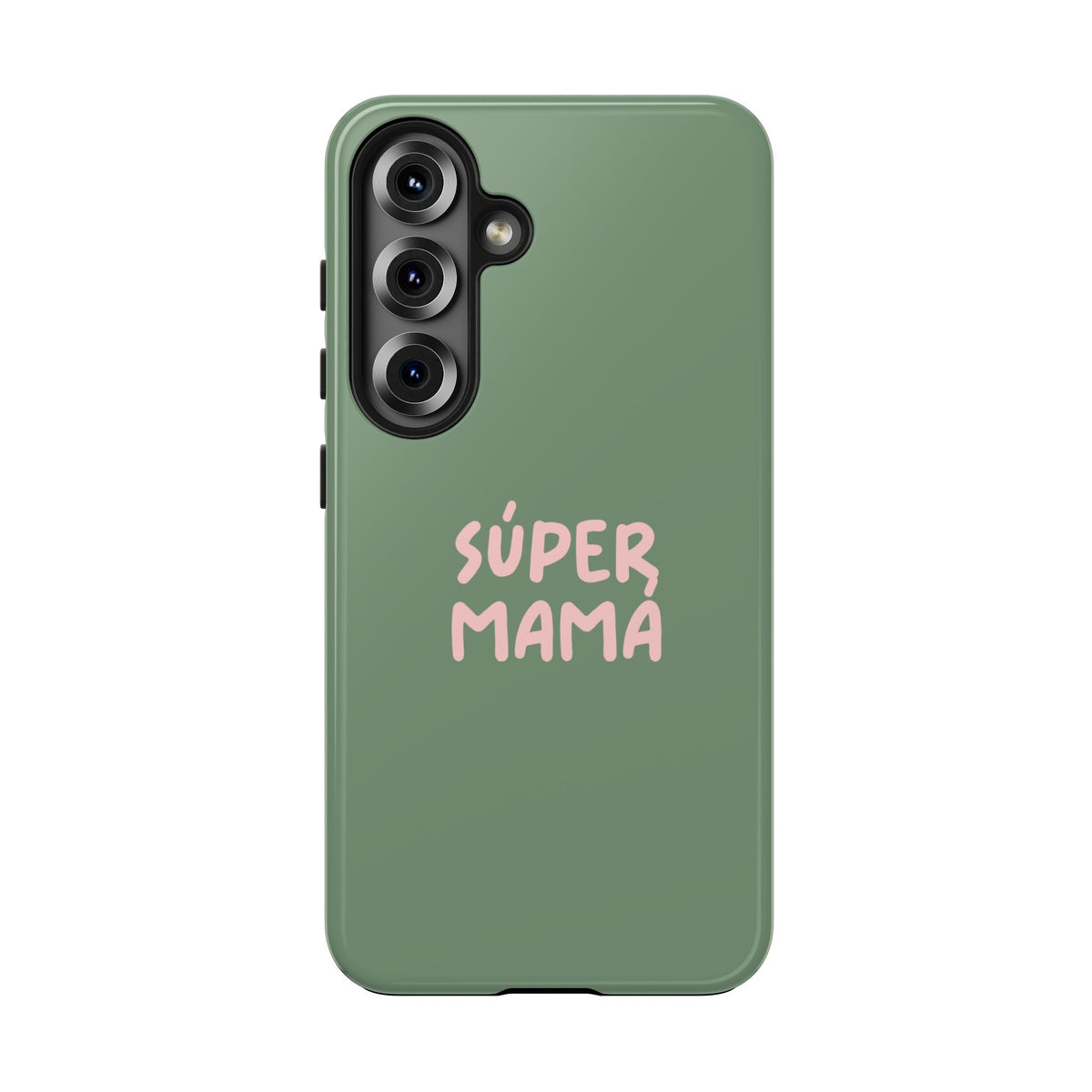 Funda para Teléfono Verde con Texto Personalizado