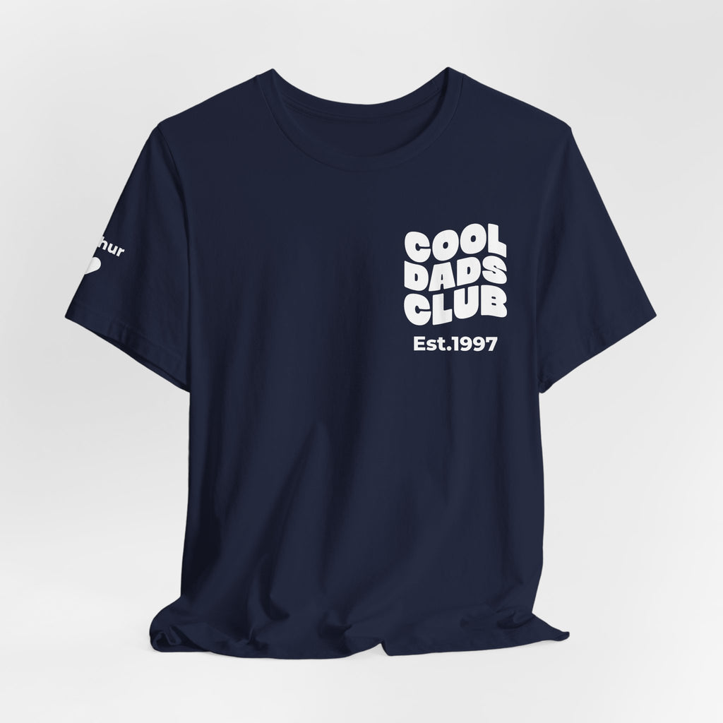 T-Shirt Cool Dads club and names on sleeve