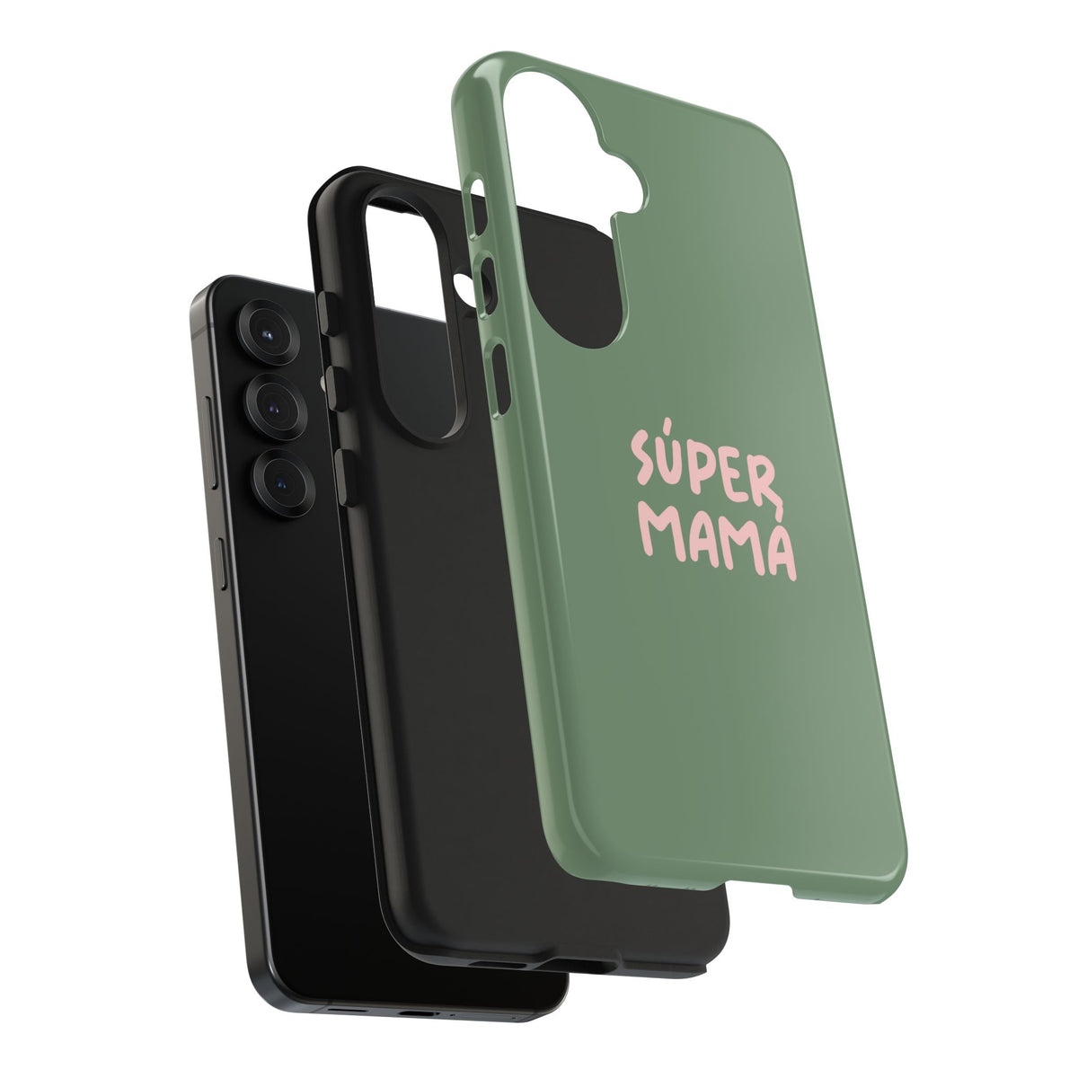 Funda para Teléfono Verde con Texto Personalizado