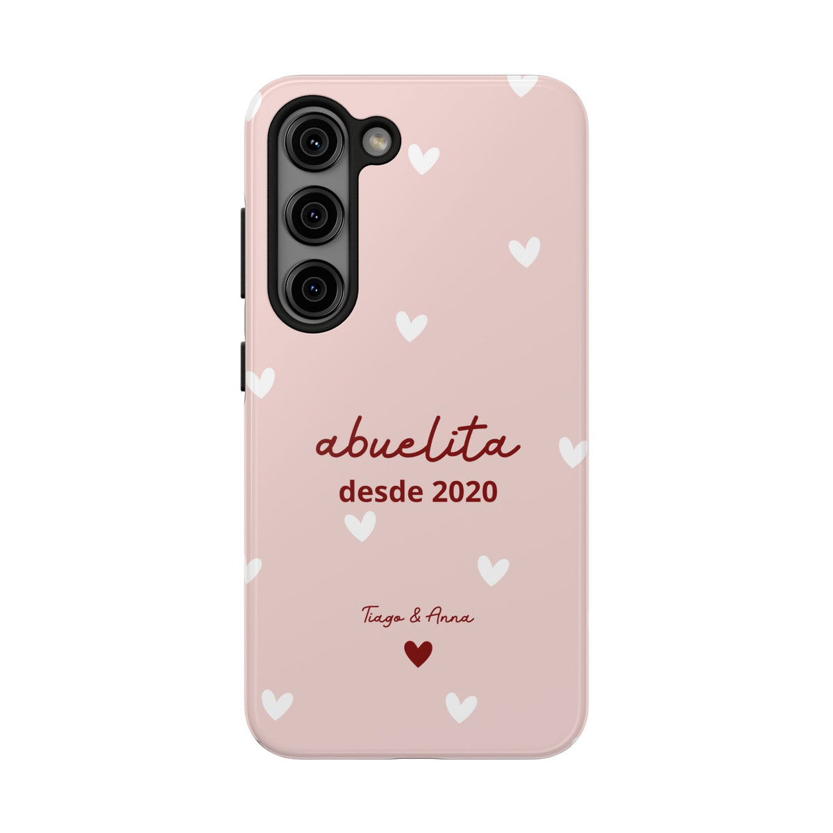 Funda Mamá o Abuelita Personalizada con Fecha y Nombres