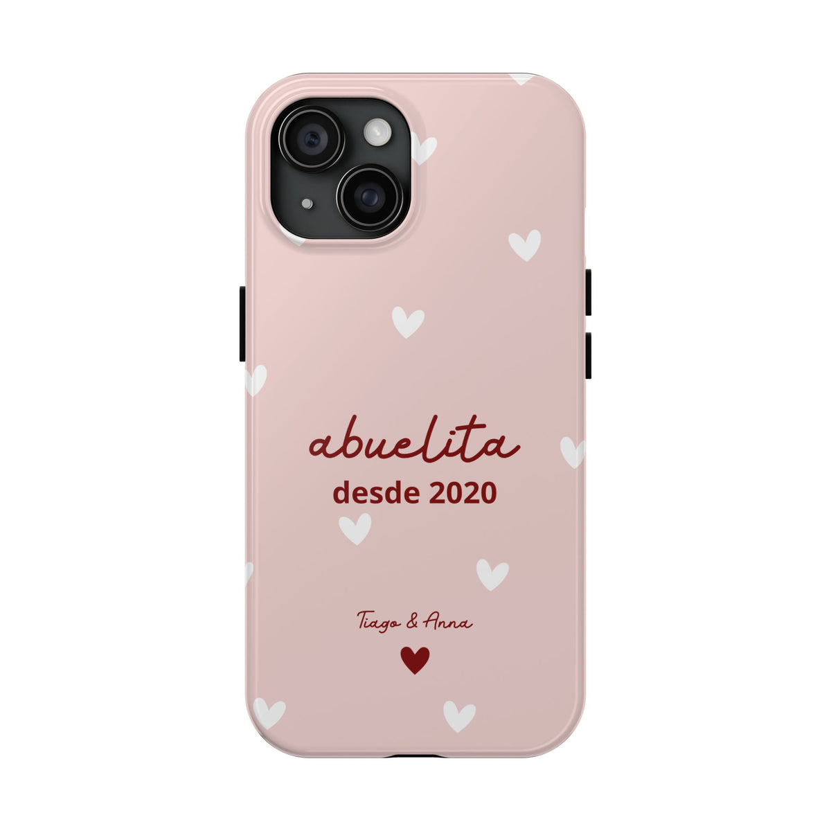 Funda Mamá o Abuelita Personalizada con Fecha y Nombres