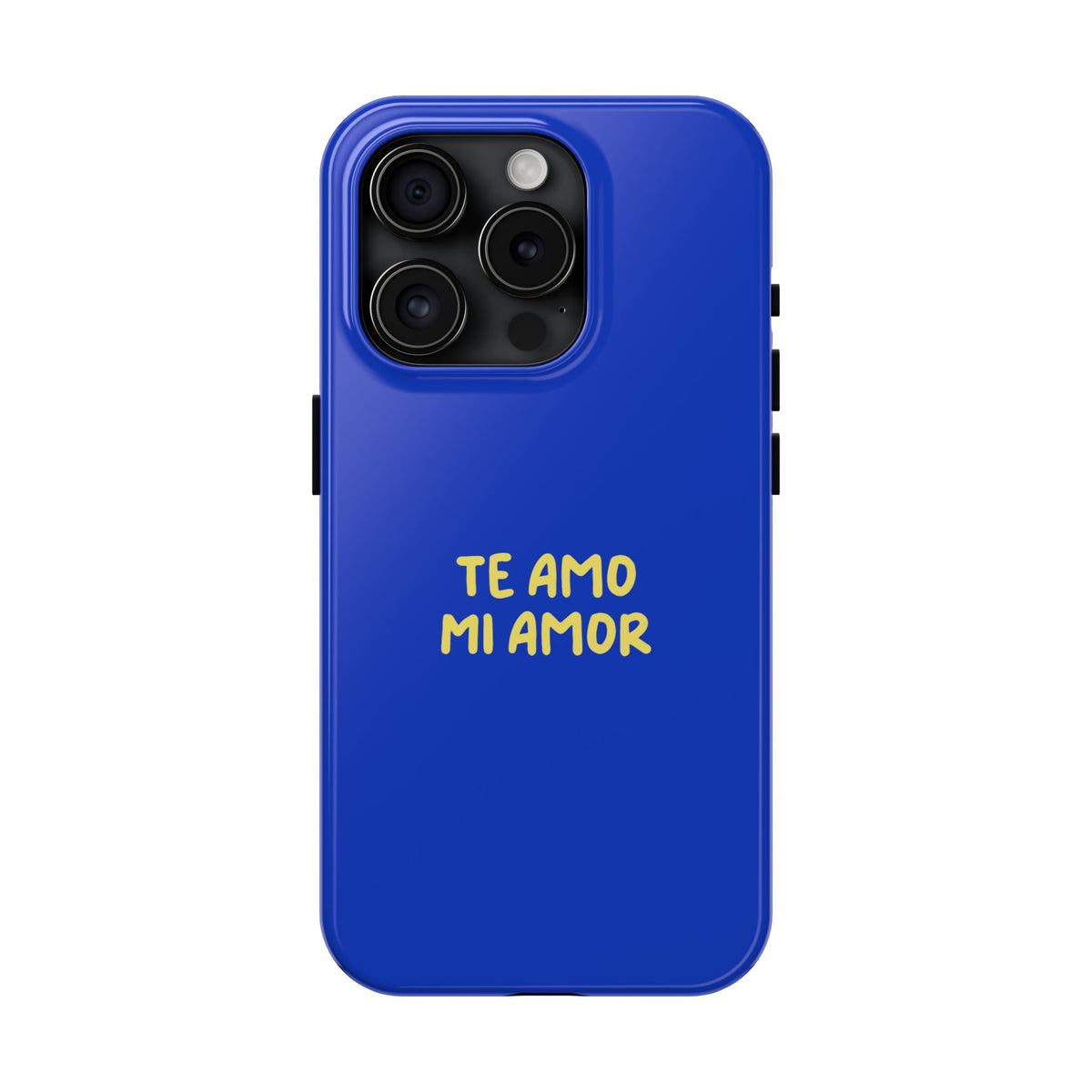 Funda para Teléfono Azul con Texto Personalizado