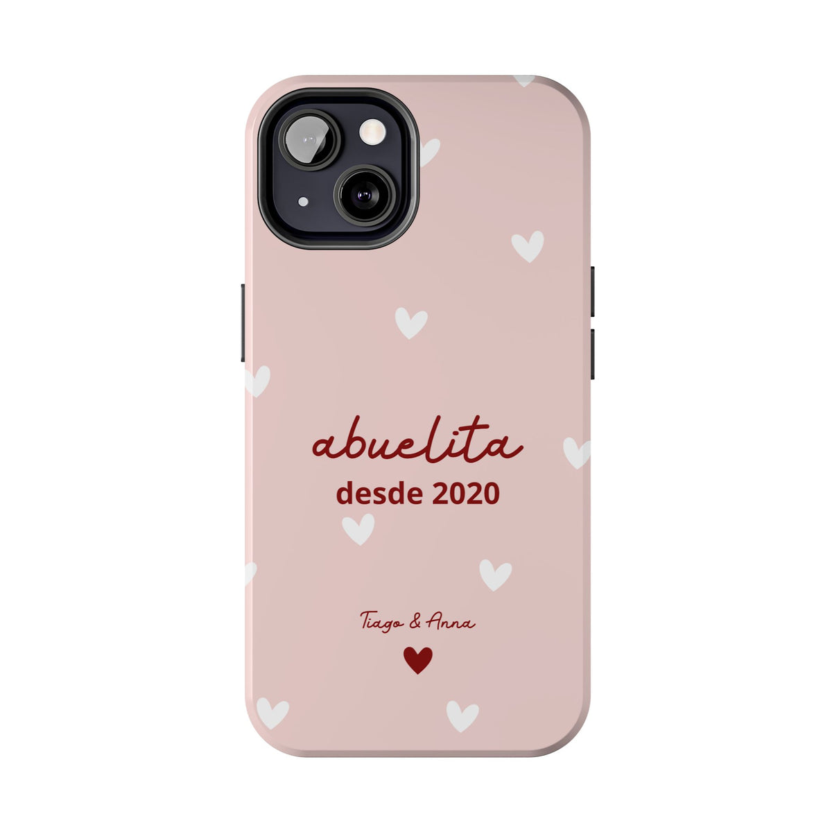 Funda Mamá o Abuelita Personalizada con Fecha y Nombres