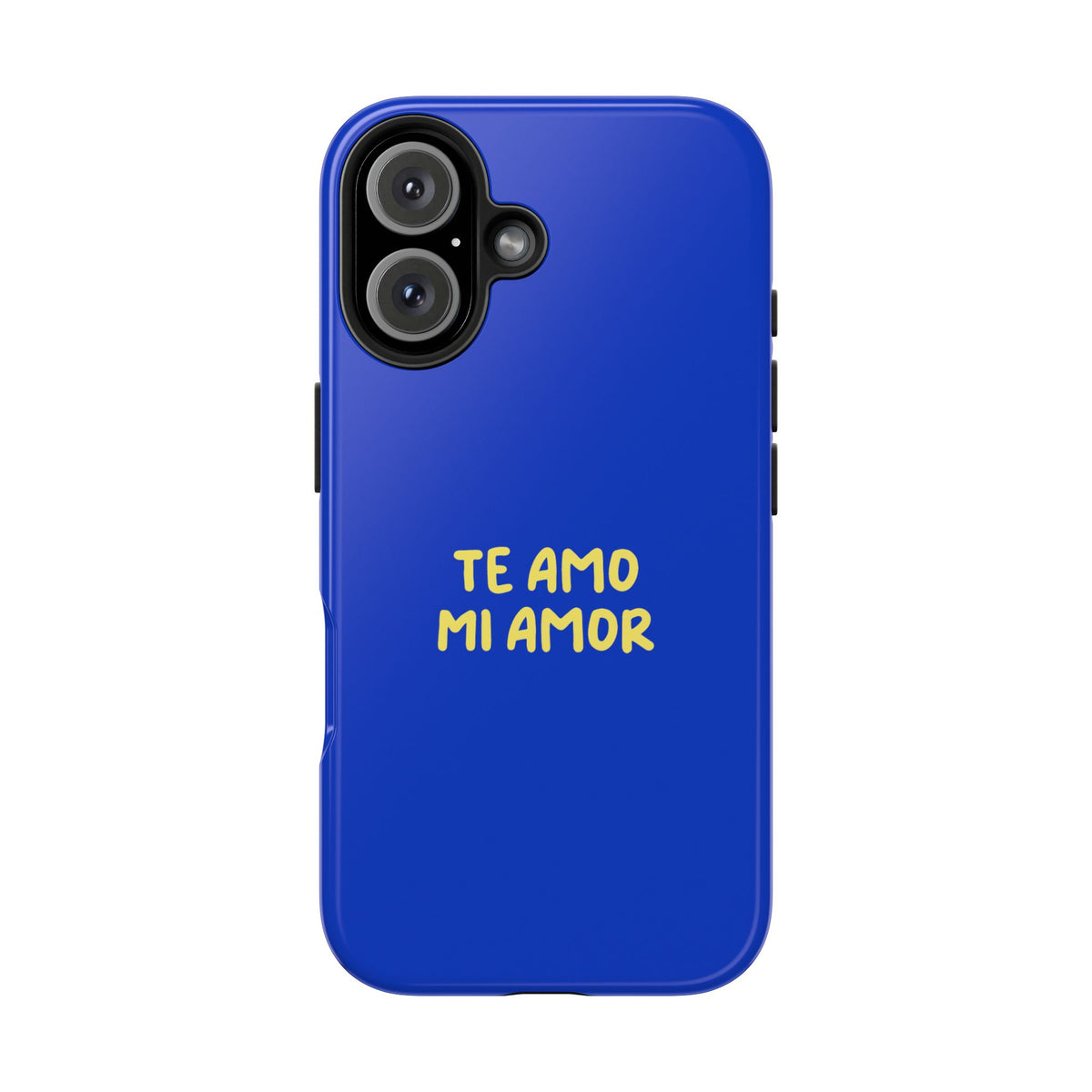 Funda para Teléfono Azul con Texto Personalizado