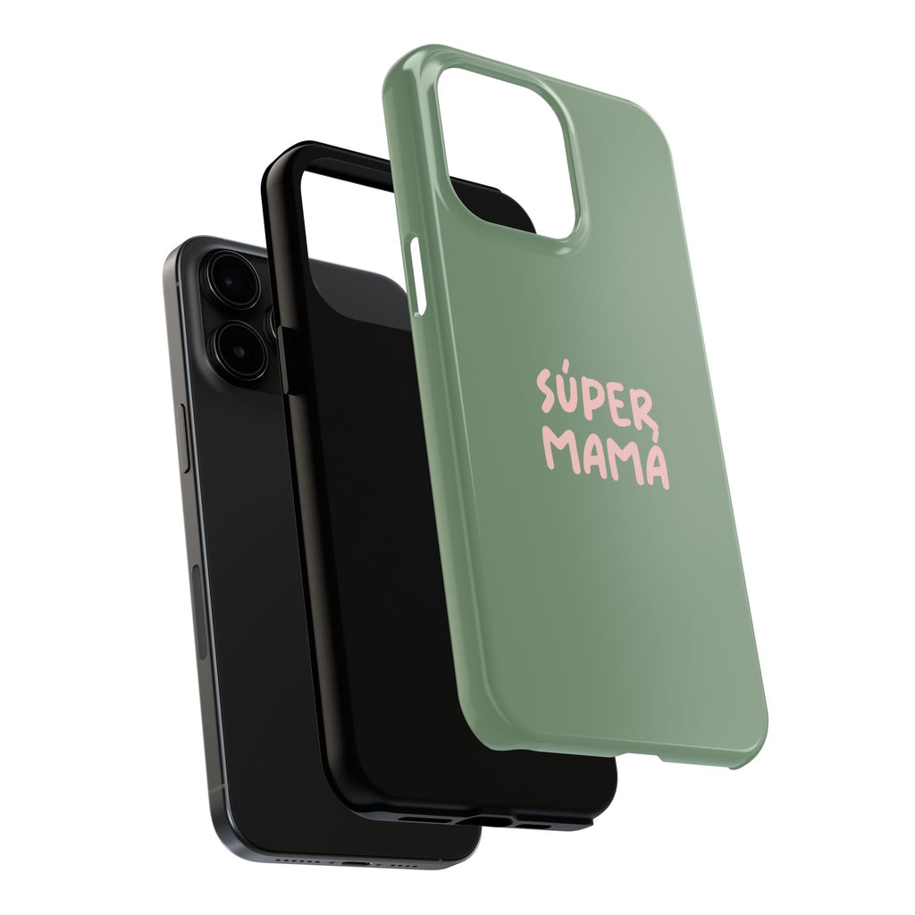 Funda para Teléfono Verde con Texto Personalizado