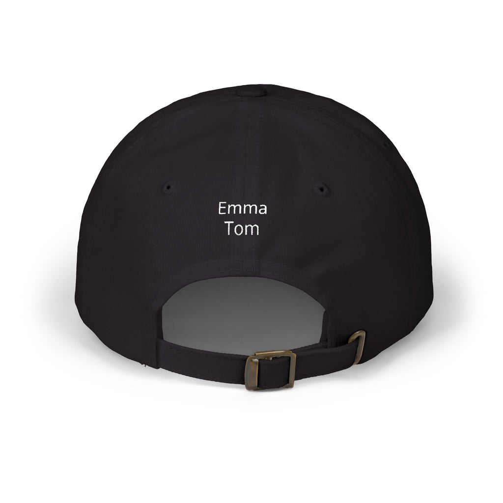 Cap Dad embroidered curved and children's names