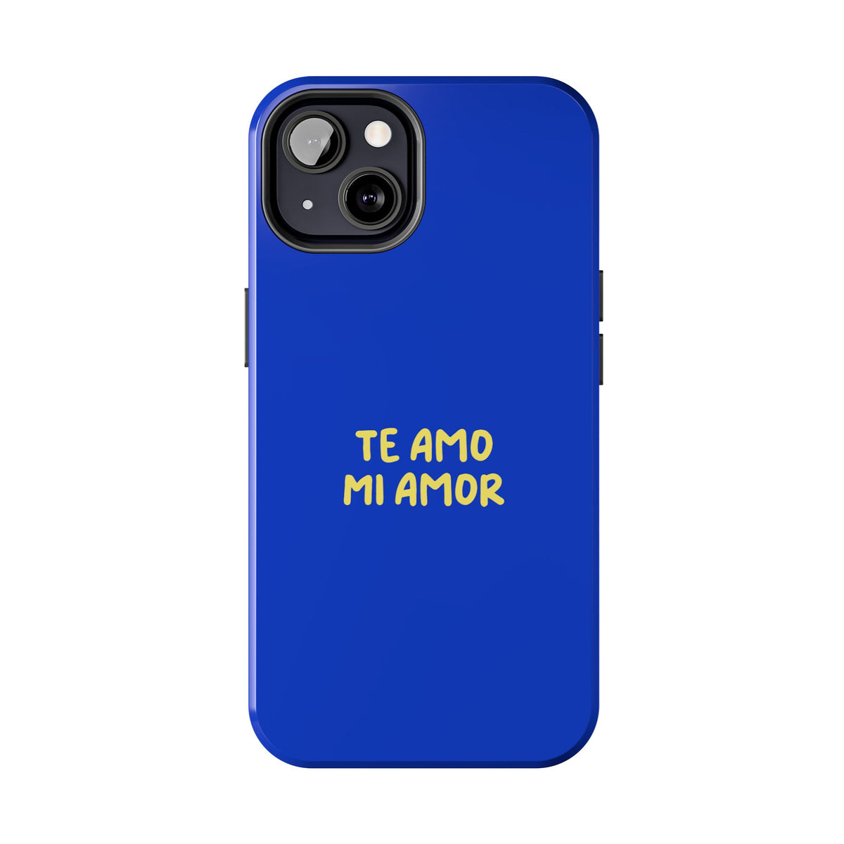 Funda para Teléfono Azul con Texto Personalizado