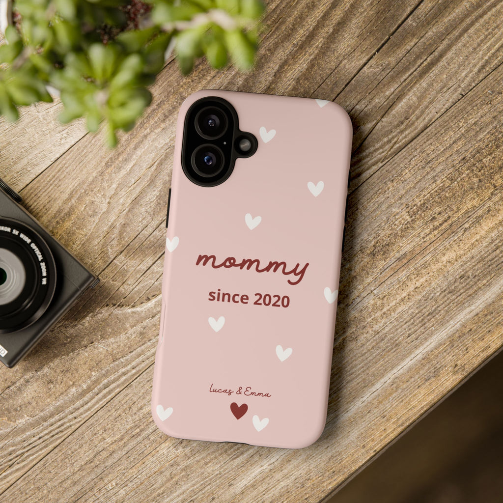 Phone Case Mommy or Grandma Since with Date & Names