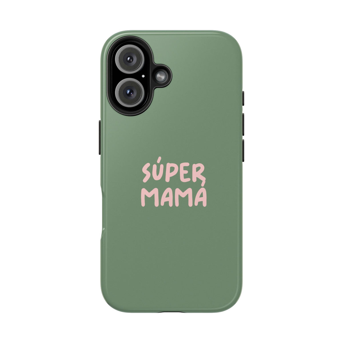 Funda para Teléfono Verde con Texto Personalizado