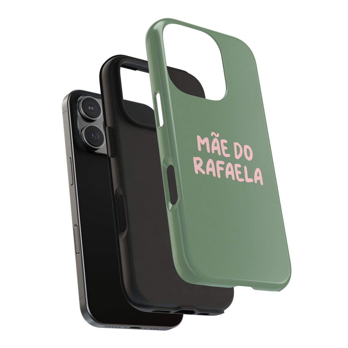 Capinha Verde com Texto Personalizado