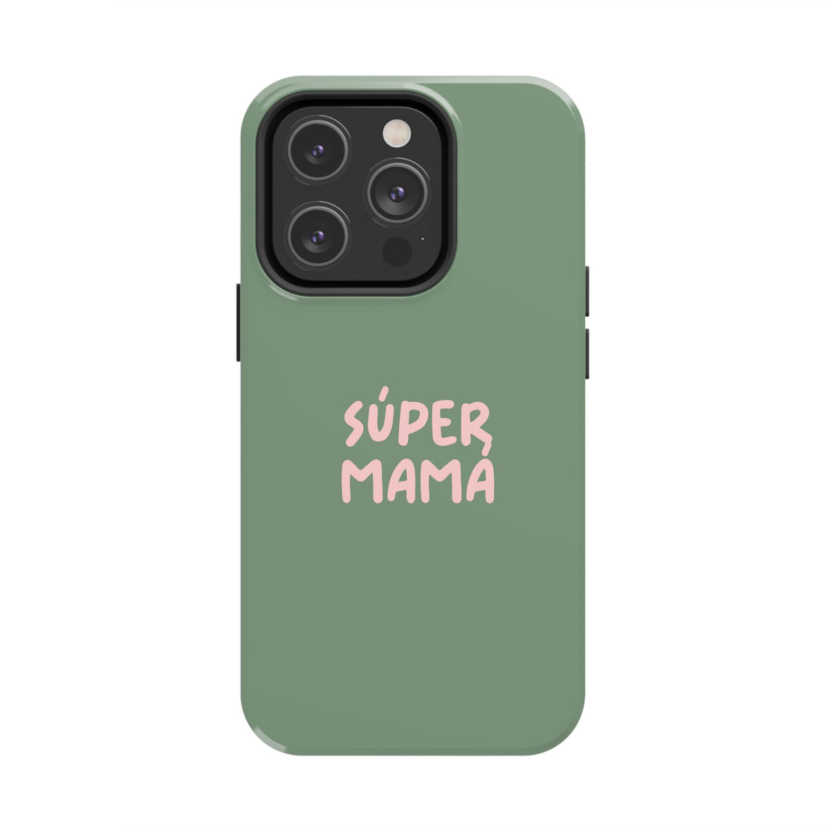 Funda para Teléfono Verde con Texto Personalizado