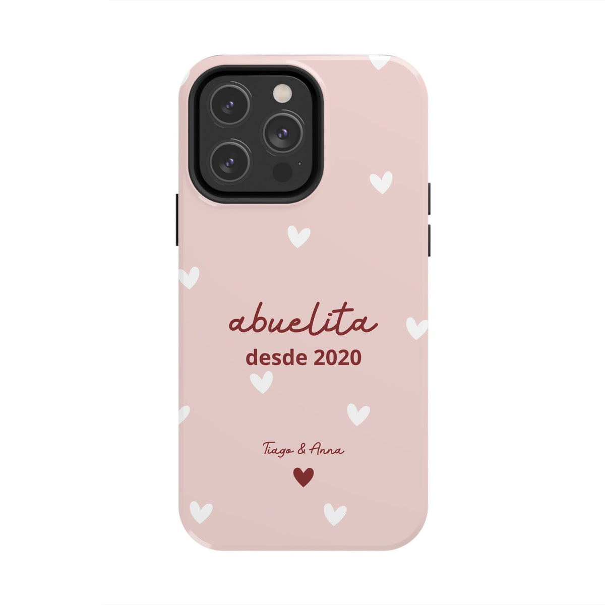 Funda Mamá o Abuelita Personalizada con Fecha y Nombres