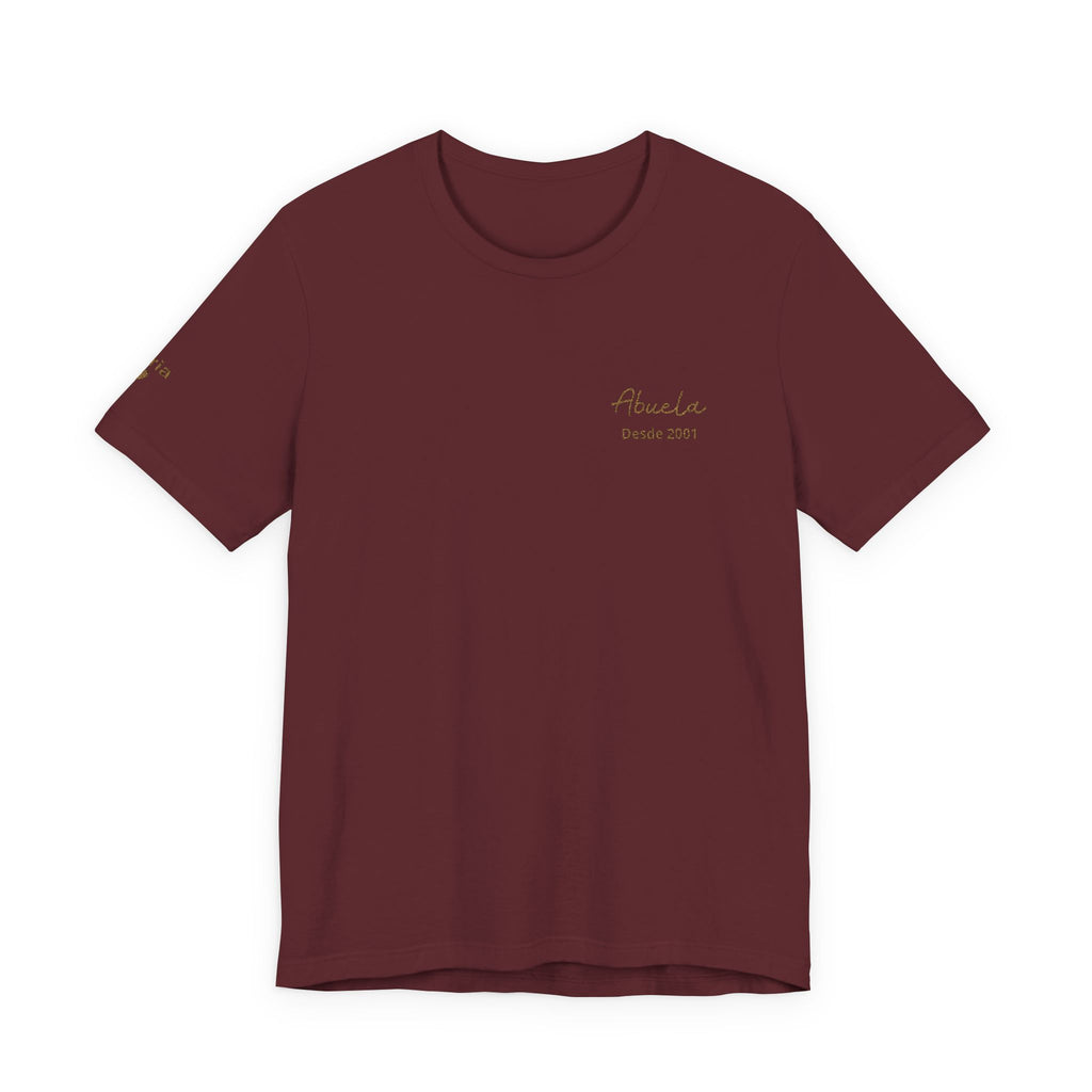 Camiseta Bordada Abuela Desde Personalizada