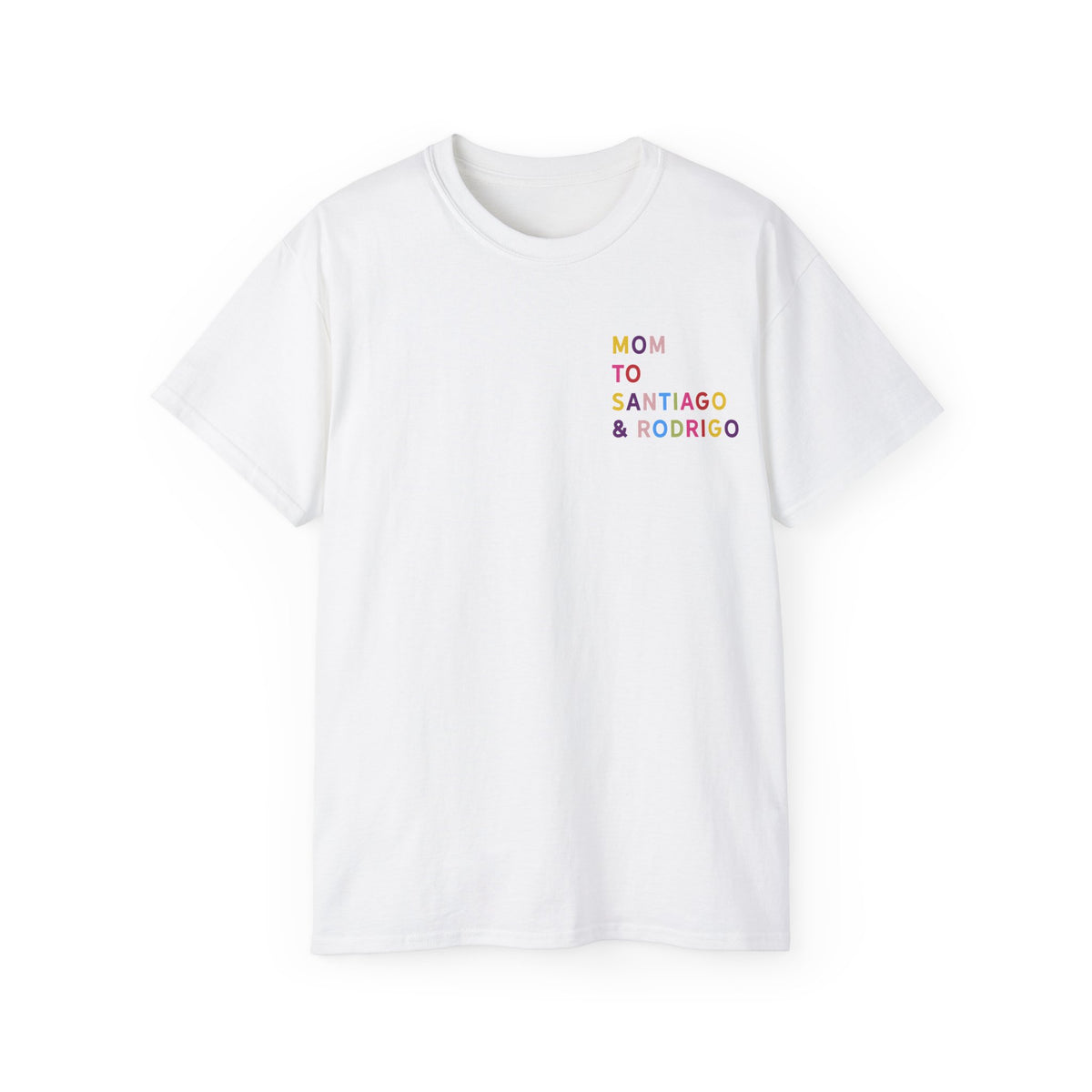 T-Shirt Multicolored name mom