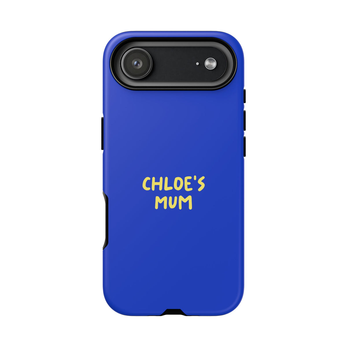 Phone Case Blue color with custom text