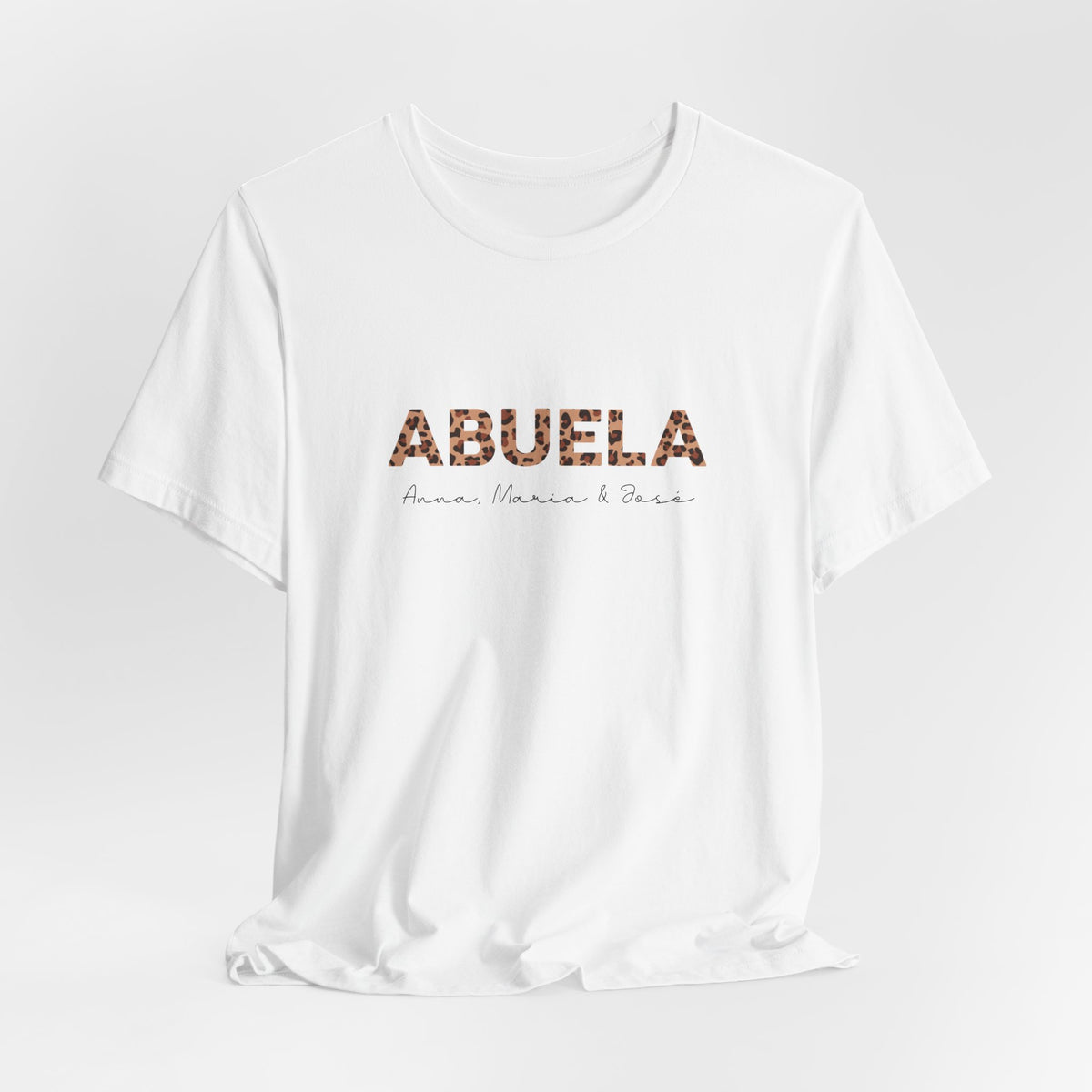 Camiseta Leopard Abuela Personalizada