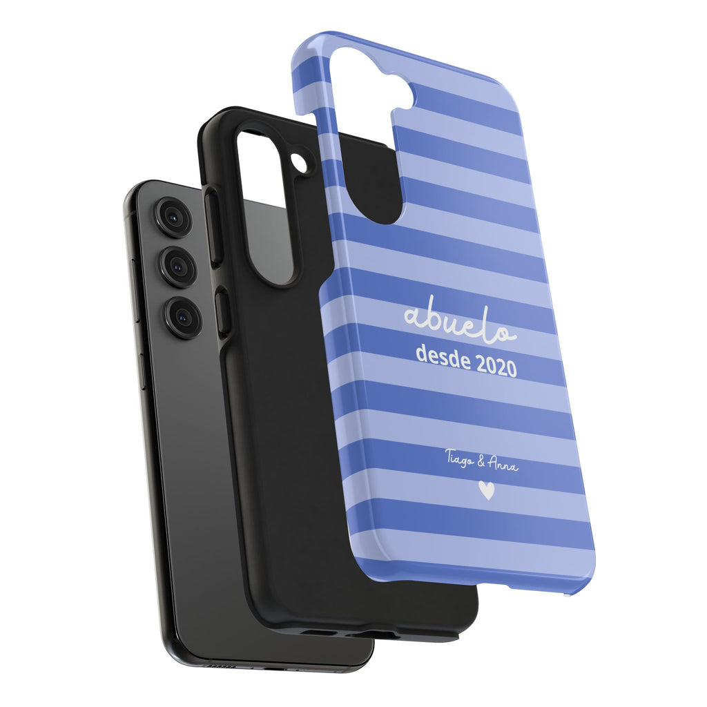 Funda Papá o Abuelo Personalizada con Fecha y Nombres