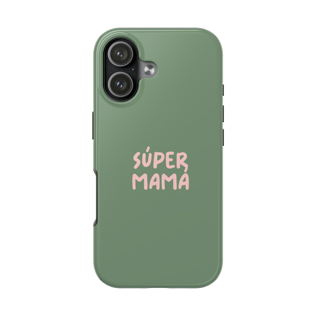 Funda para Teléfono Verde con Texto Personalizado
