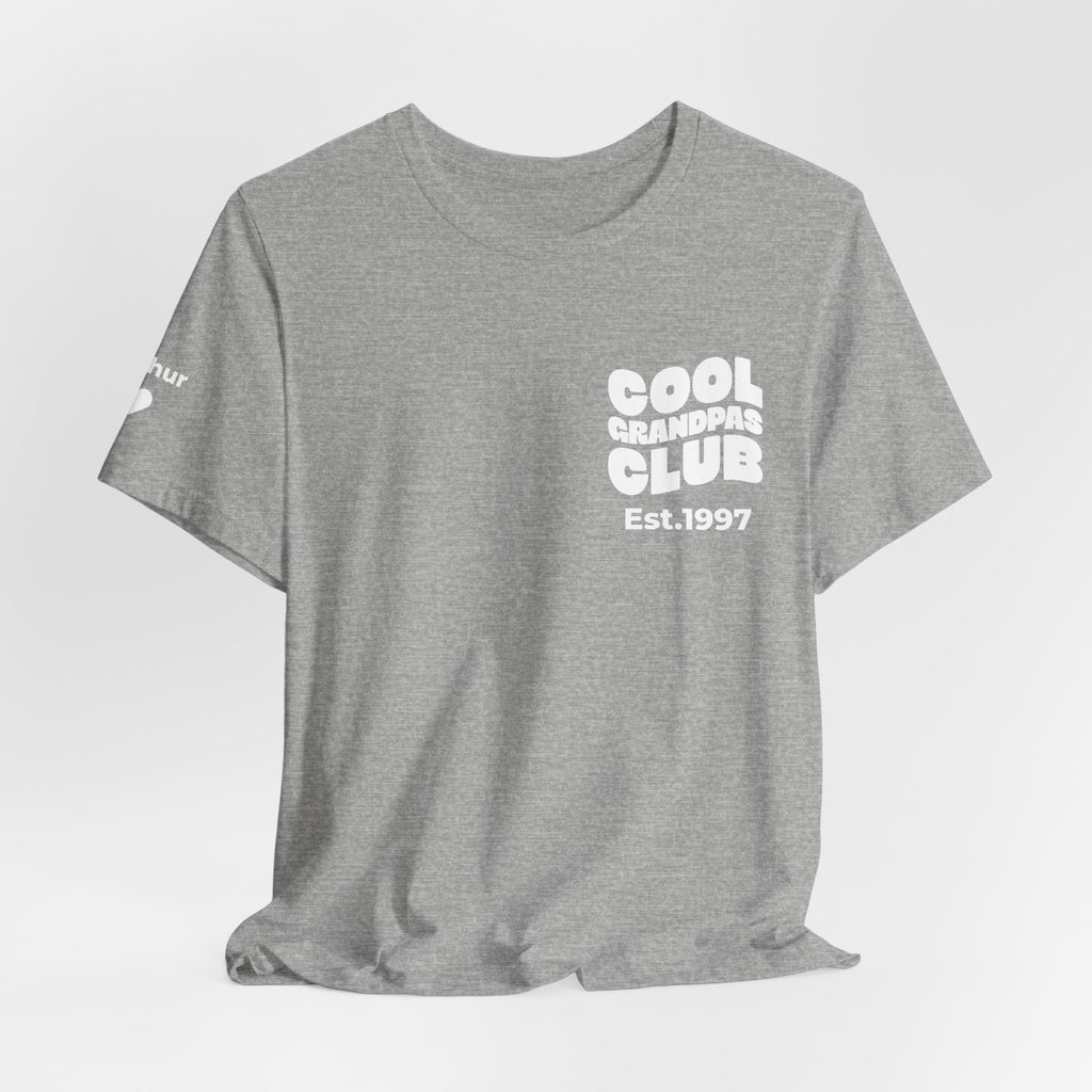 T-Shirt Cool Grandpas Club & Sleeve Names