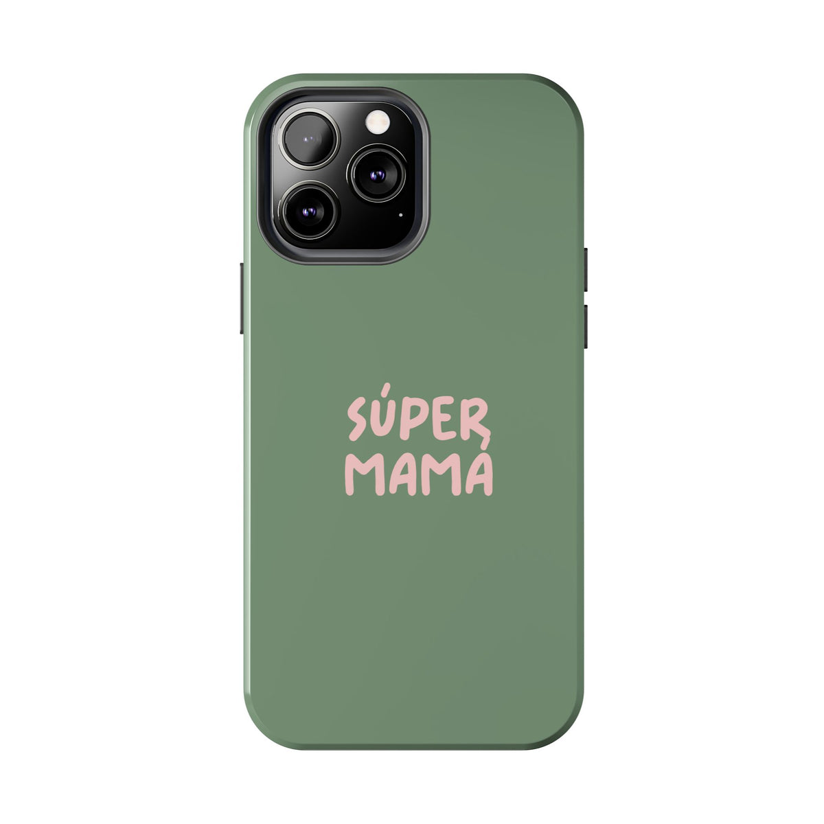 Funda para Teléfono Verde con Texto Personalizado