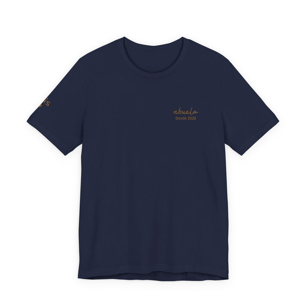 Camiseta Bordada Abuelo Desde Personalizada