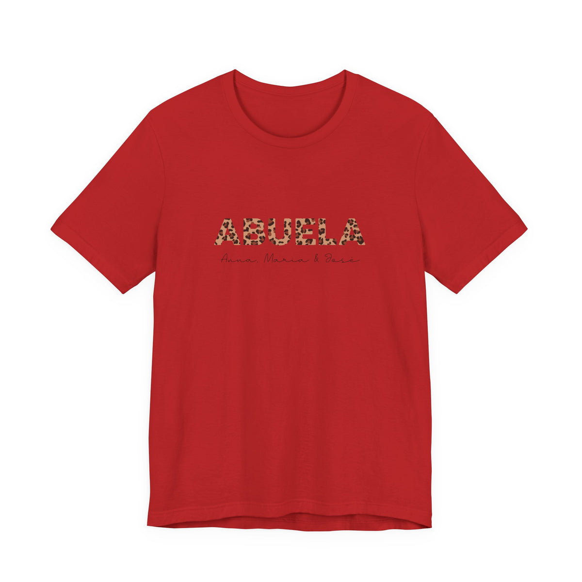 Camiseta Leopard Abuela Personalizada