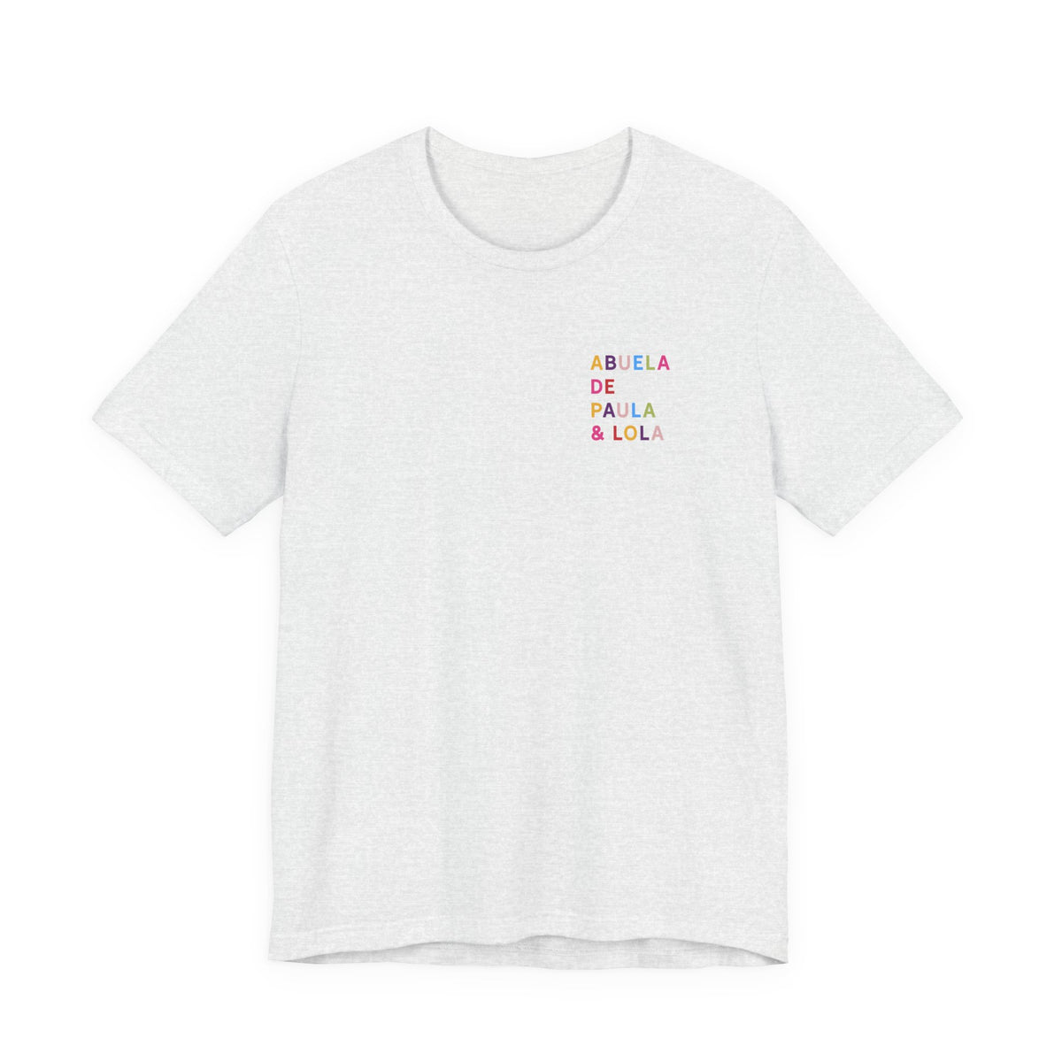 Camiseta Multicolor Abuela Personalizada