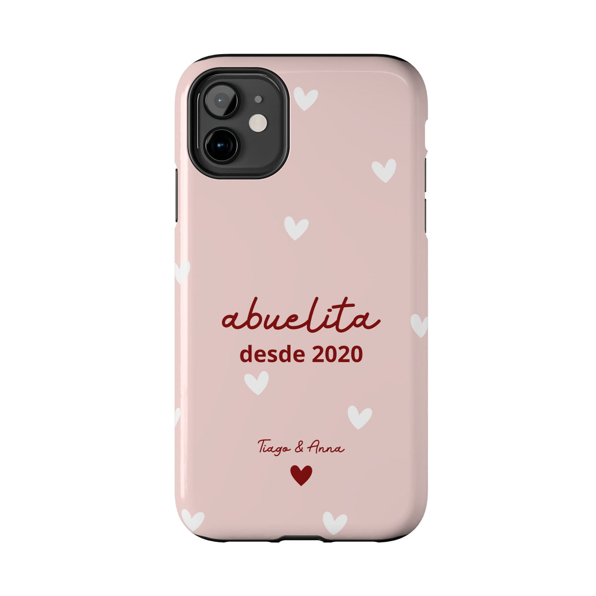 Funda Mamá o Abuelita Personalizada con Fecha y Nombres