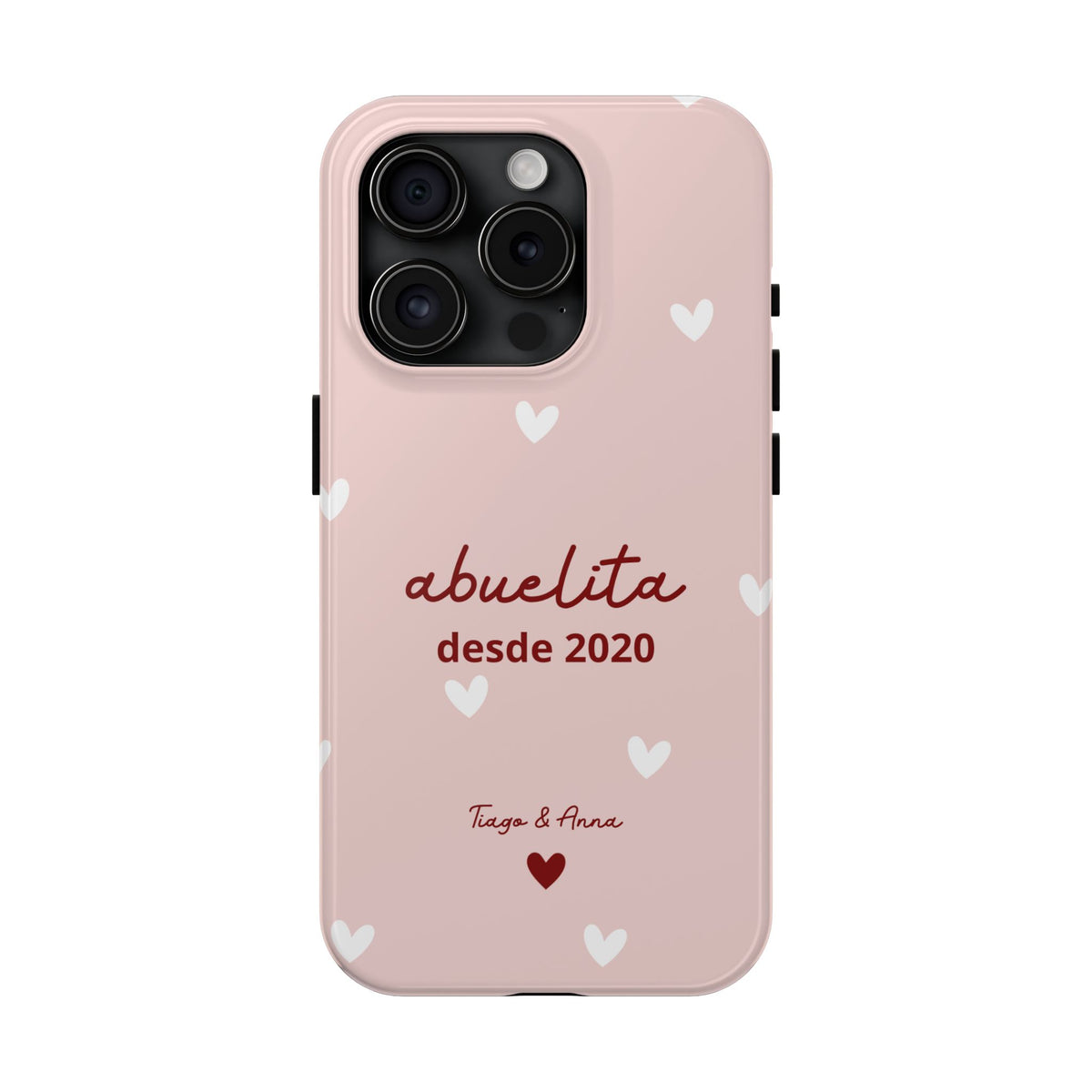 Funda Mamá o Abuelita Personalizada con Fecha y Nombres