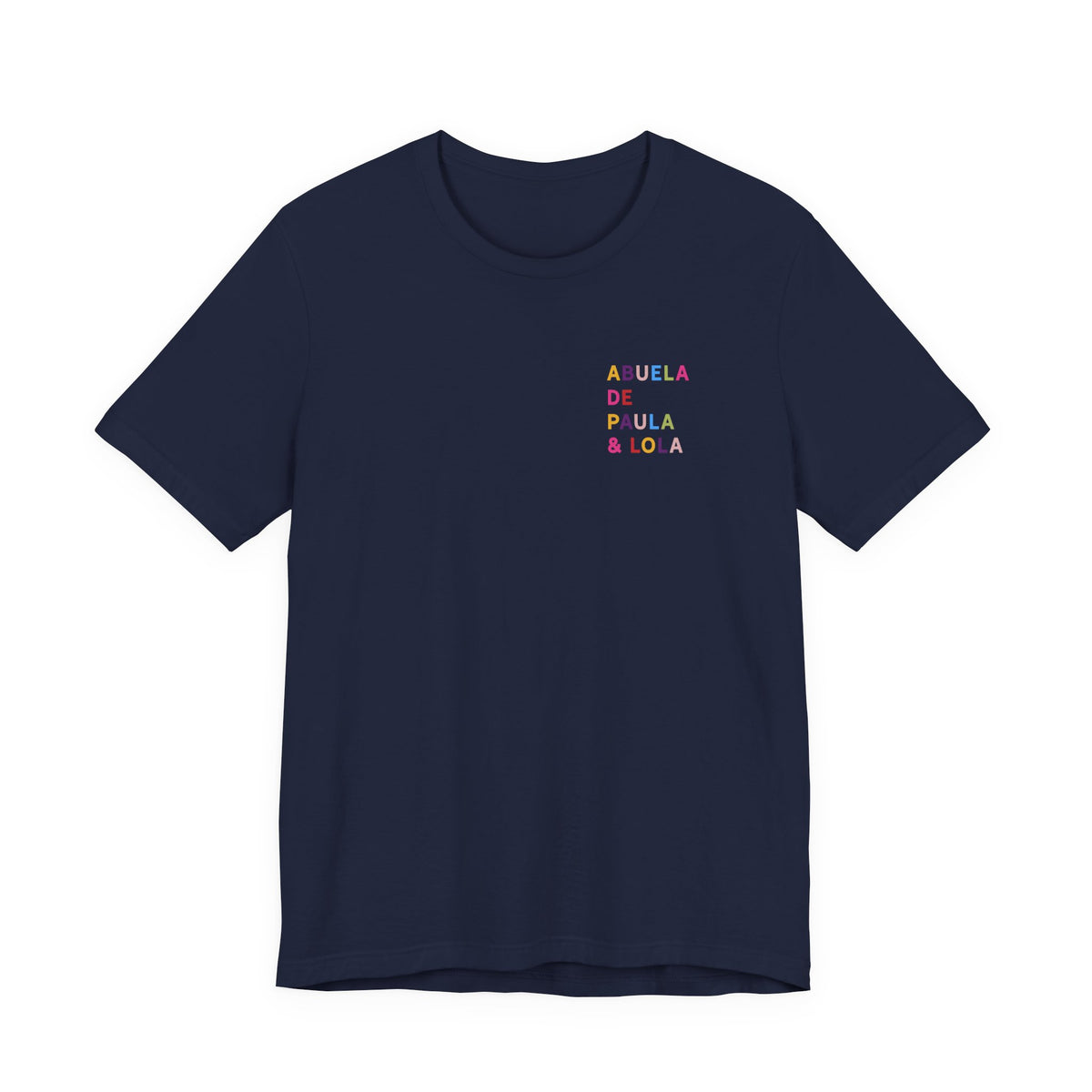 Camiseta Multicolor Abuela Personalizada