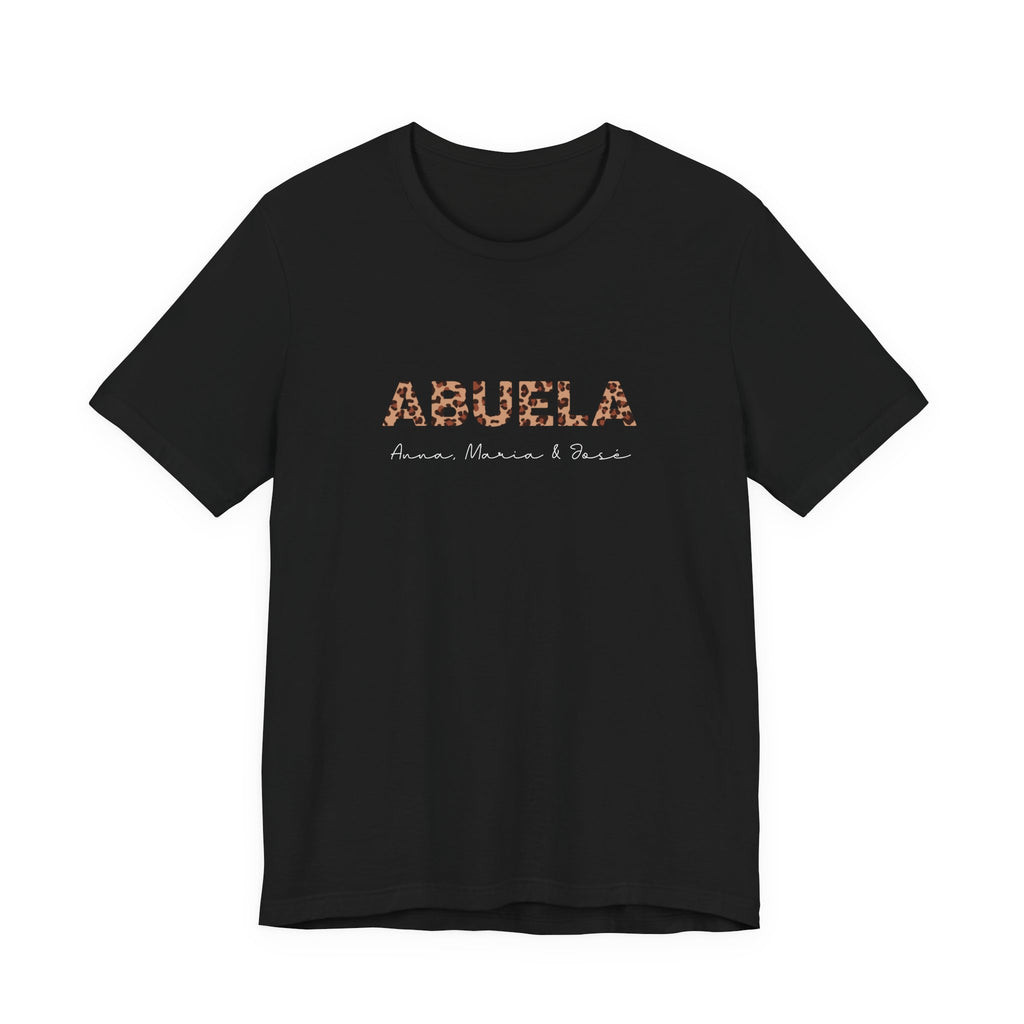 Camiseta Leopard Abuela Personalizada