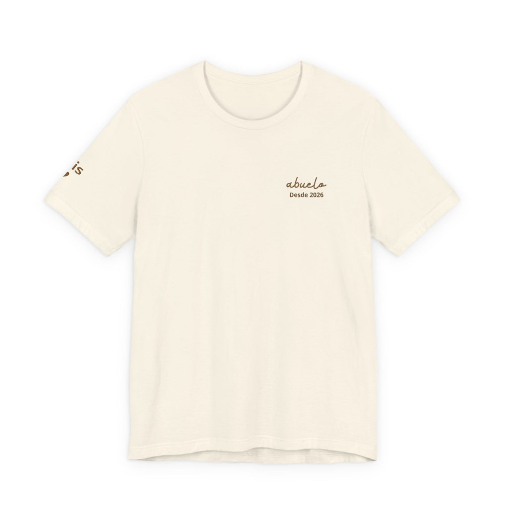 Camiseta Bordada Abuelo Desde Personalizada