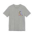 Camiseta Papá de con nombre multicolor