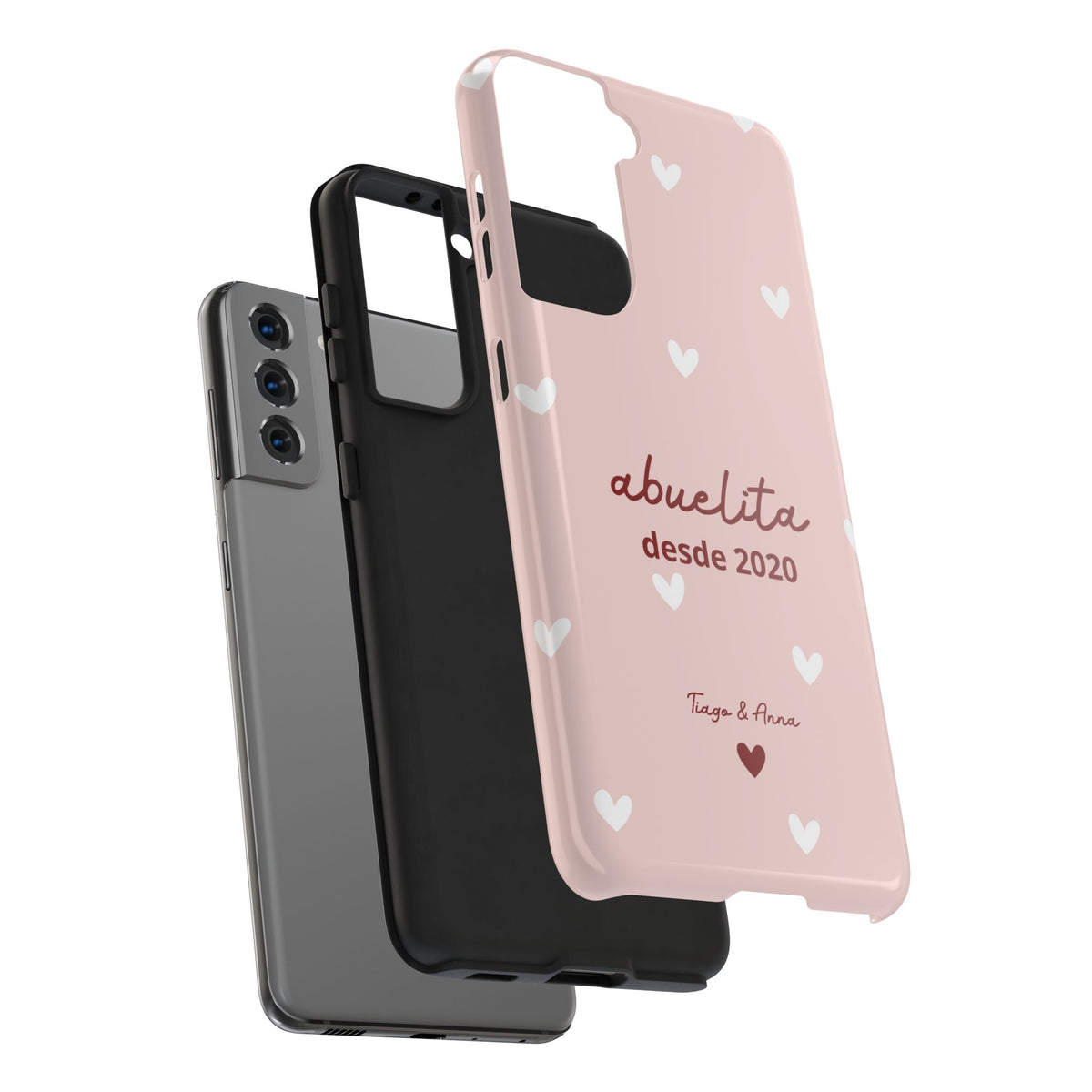 Funda Mamá o Abuelita Personalizada con Fecha y Nombres
