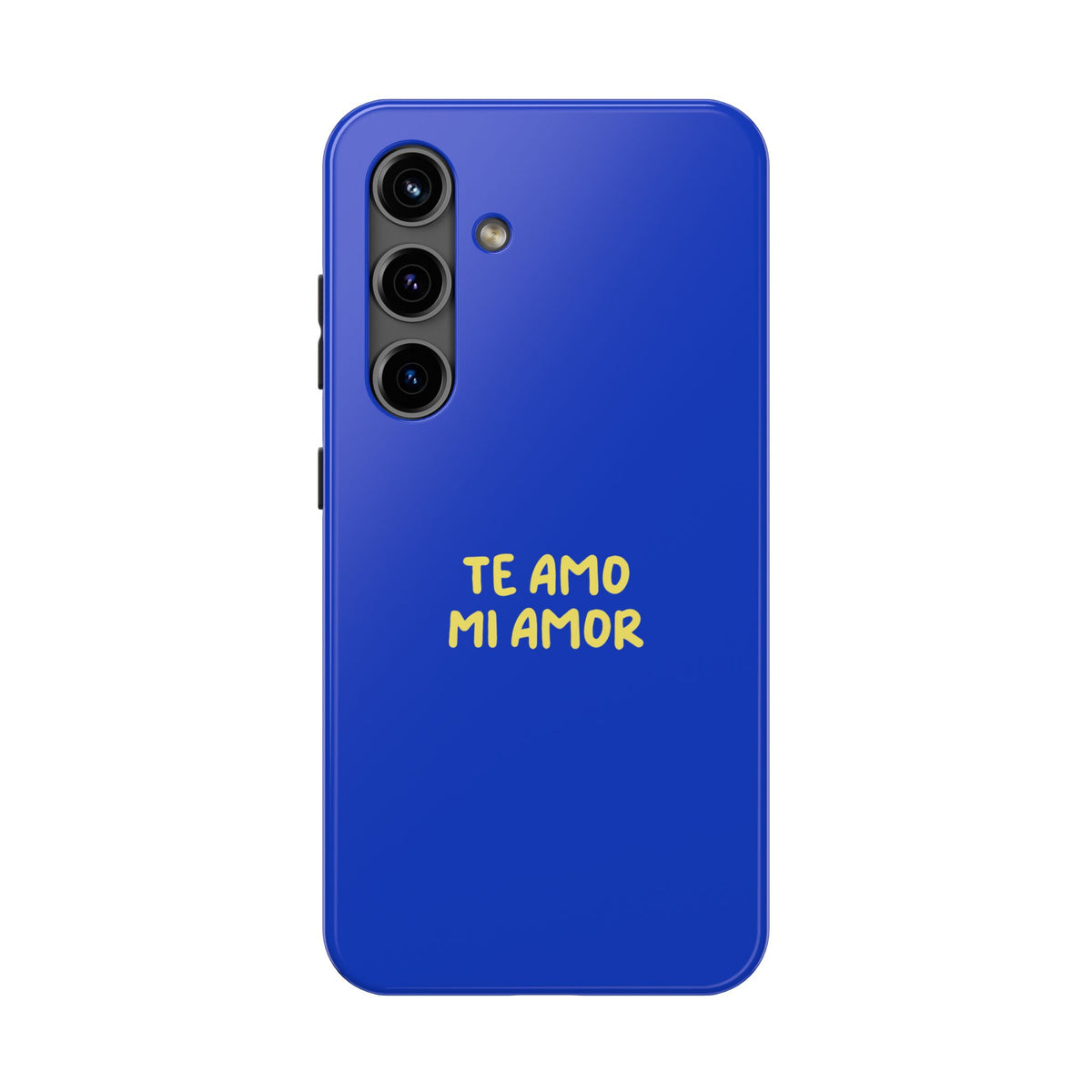 Funda para Teléfono Azul con Texto Personalizado