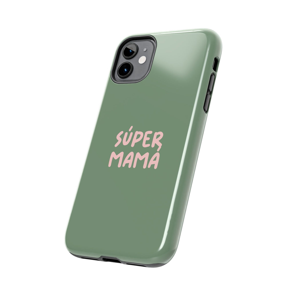 Funda para Teléfono Verde con Texto Personalizado