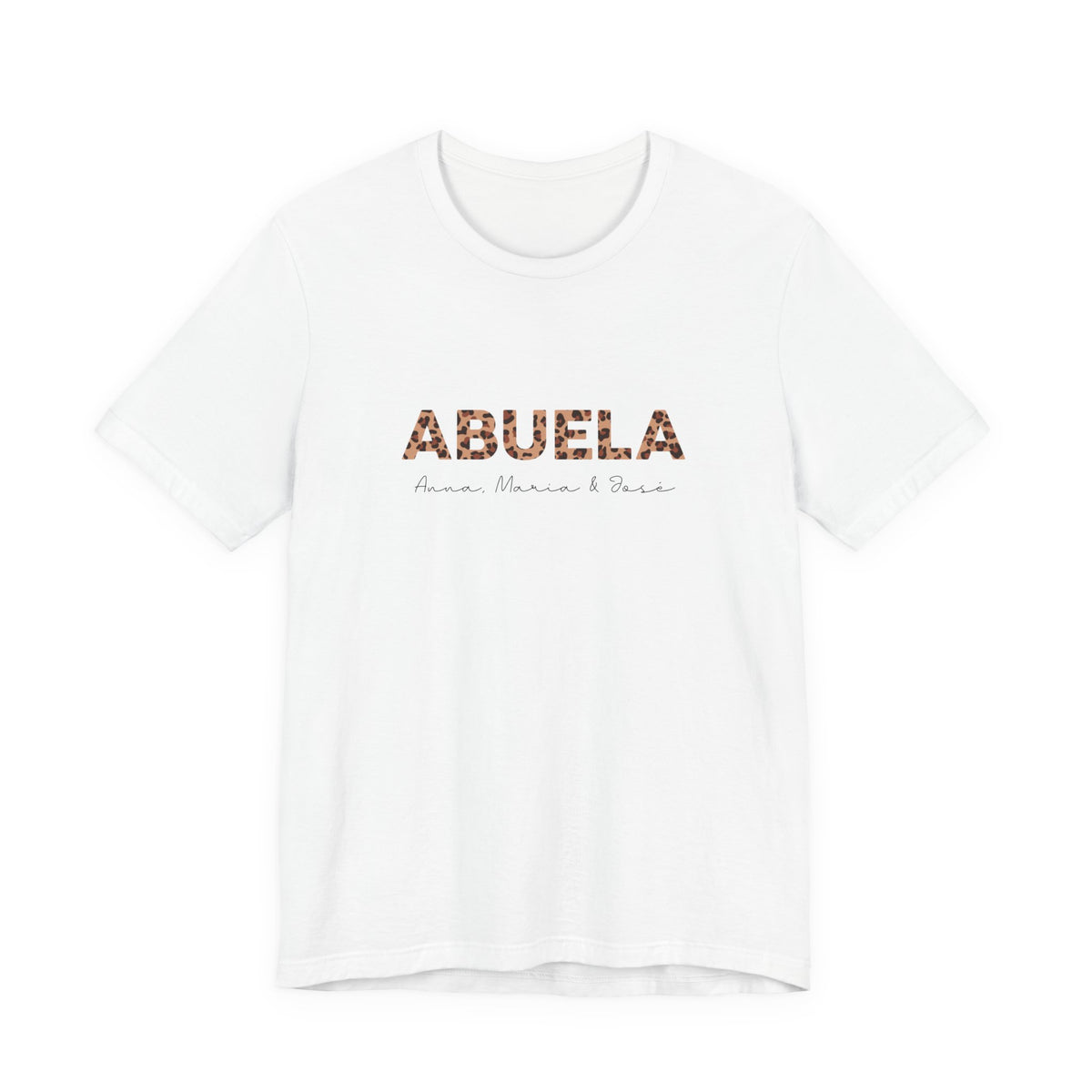 Camiseta Leopard Abuela Personalizada