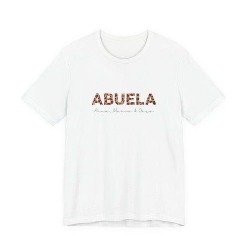 Camiseta Leopard Abuela Personalizada