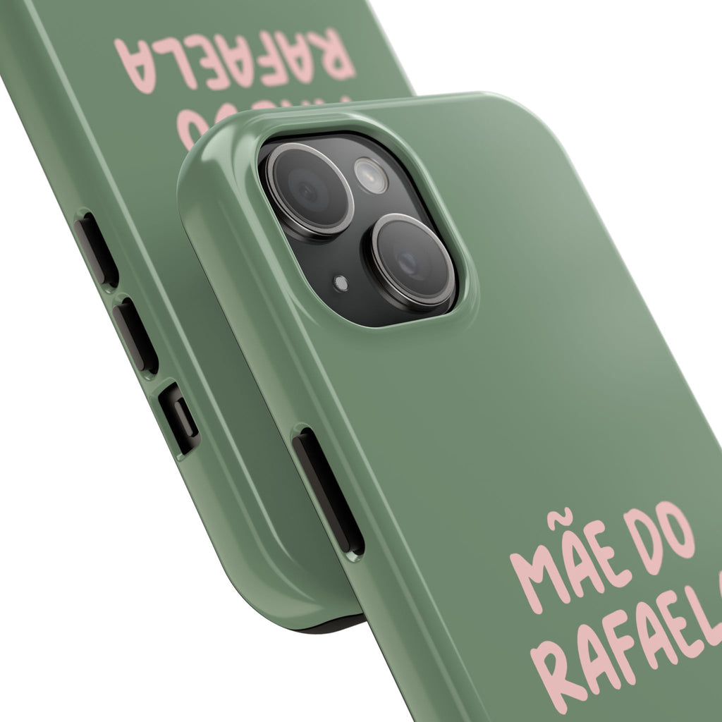 Capinha Verde com Texto Personalizado