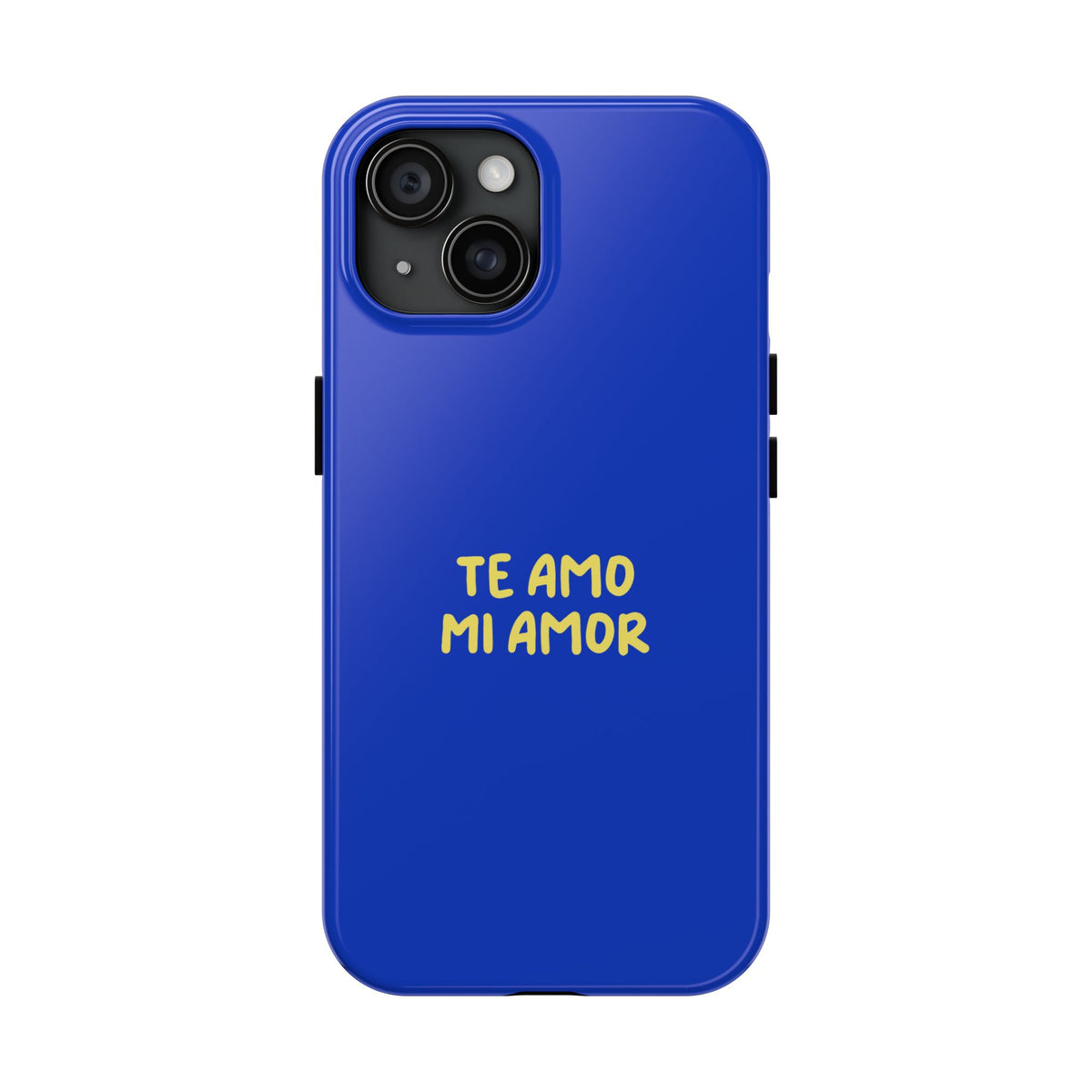 Funda para Teléfono Azul con Texto Personalizado