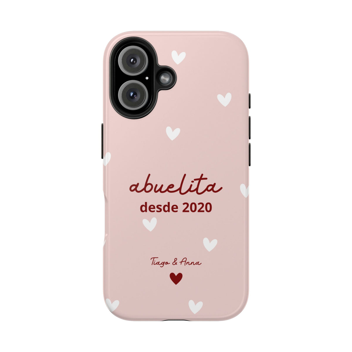 Funda Mamá o Abuelita Personalizada con Fecha y Nombres