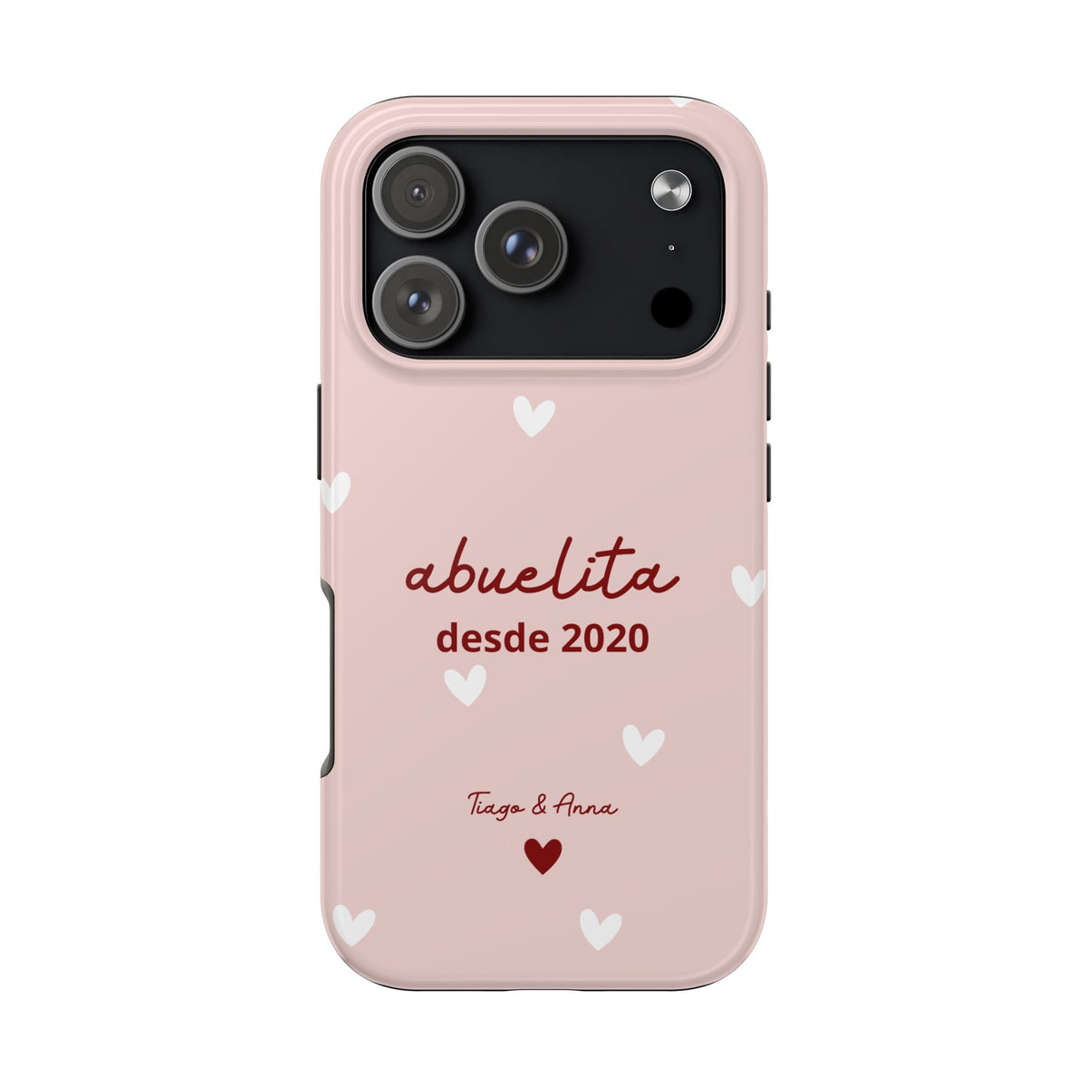 Funda Mamá o Abuelita Personalizada con Fecha y Nombres