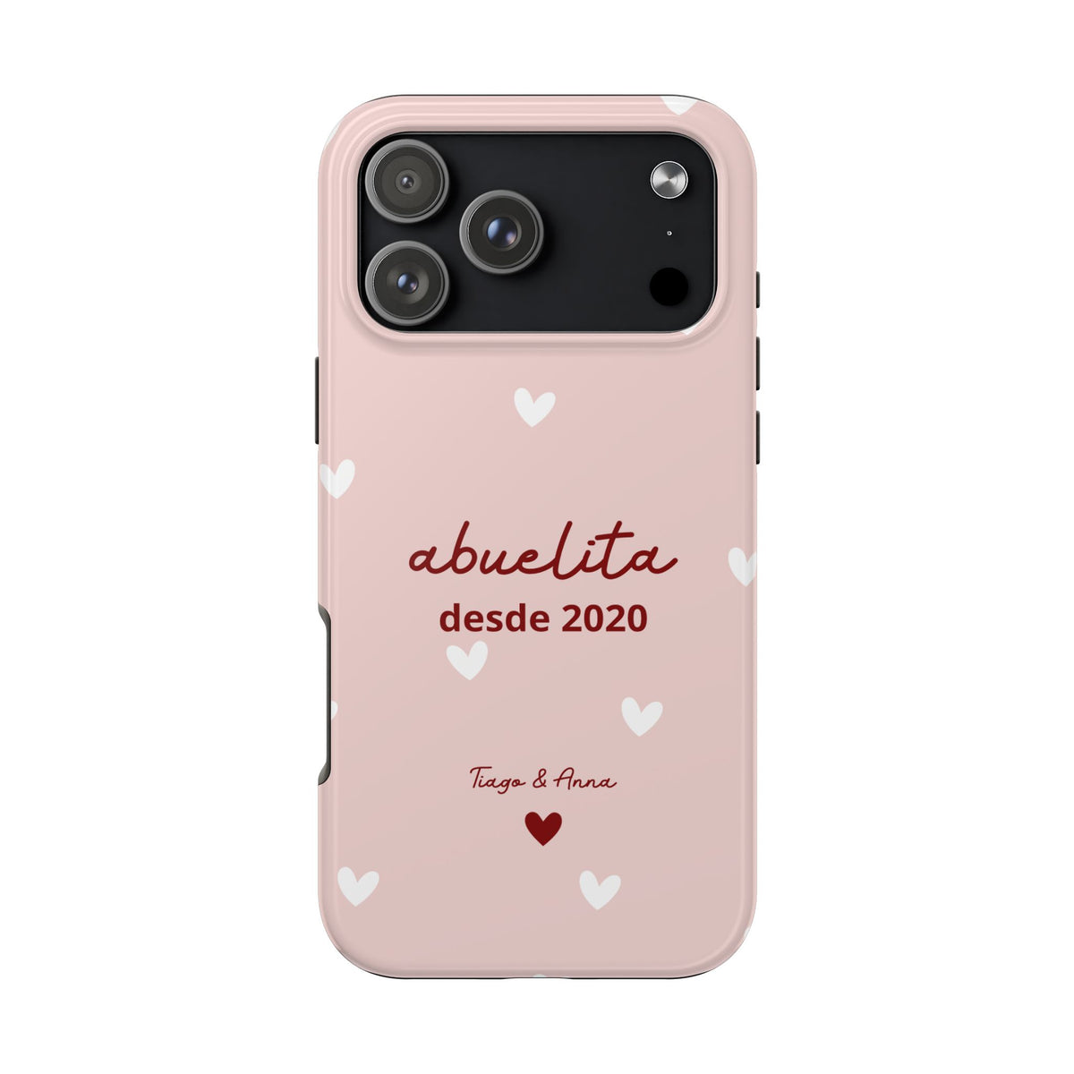 Funda Mamá o Abuelita Personalizada con Fecha y Nombres