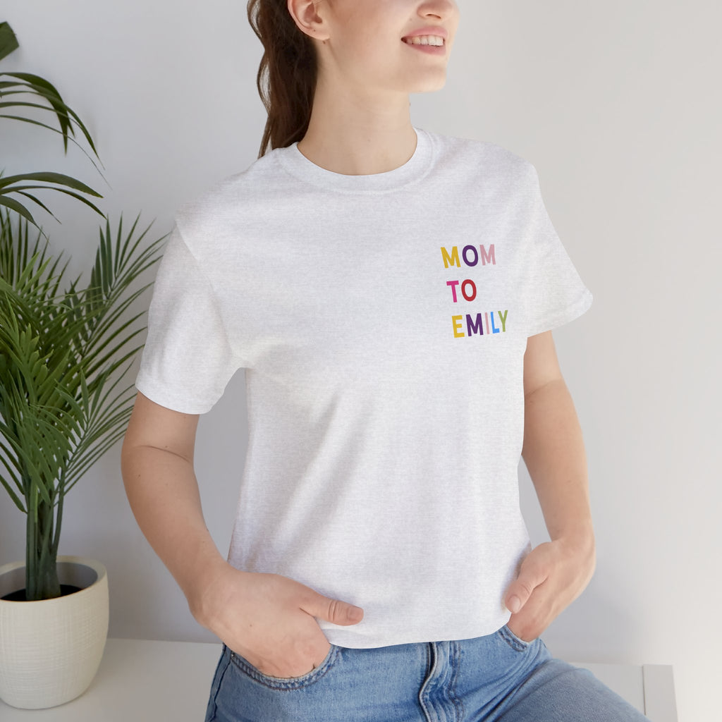 T-Shirt Multicolored name mummy